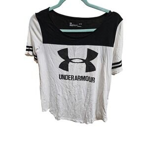 Under Armour Women's LG HeatGear Loose Fit Graphic Logo T-Shirt‎